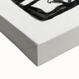 Modern Wall Art - Bold Black & White Crowing Rooster - Art Print