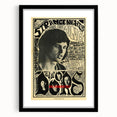 The Doors 1967 Concert Poster - Vintage Rock Music Art