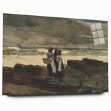 Sun and Clouds Realism Art Print - Winslow Homer Coastal Canvas Decor