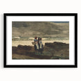 Sun and Clouds Realism Art Print - Winslow Homer Coastal Canvas Decor