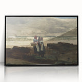 Sun and Clouds Realism Art Print - Winslow Homer Coastal Canvas Decor