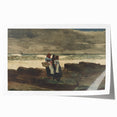 Sun and Clouds Realism Art Print - Winslow Homer Coastal Canvas Decor