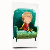 Nursery Wall Art - Superhero Boy Kids Room Art for Playroom