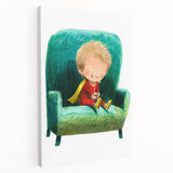 Nursery Wall Art - Superhero Boy Kids Room Art for Playroom