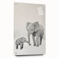 Elephant Family Nursery Wall Art – Baby Room & Kids Room Decor