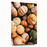 Large abstract wall art depicting swirling autumn hues on acrylic glass, ideal for bedroom or dining room decor.