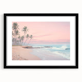 Extra large abstract art print featuring vibrant, textured colors on a black framed canvas, ideal for living room decor.