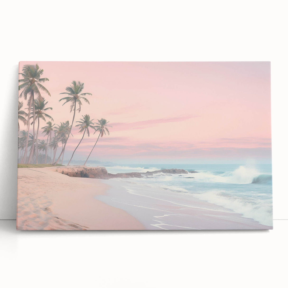 Large black and white abstract canvas art, ideal for kitchen wall art or bedroom ambiance.