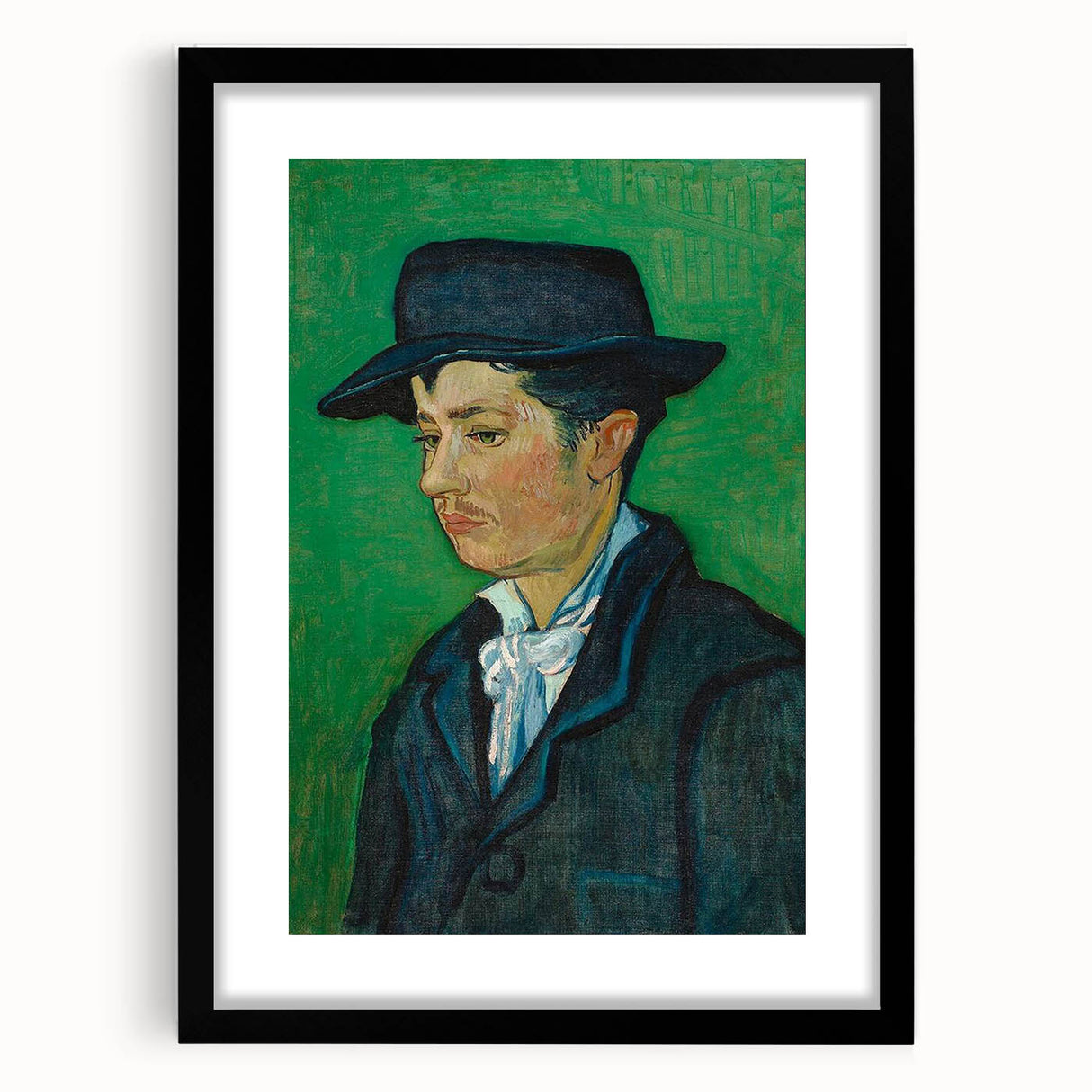 Extra large framed abstract print with vibrant, colorful swirls on textured canvas, ideal for living room decor.