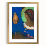 Modern Wall Art - Sita by Odilon Redon in Dreamlike Blues and Golds