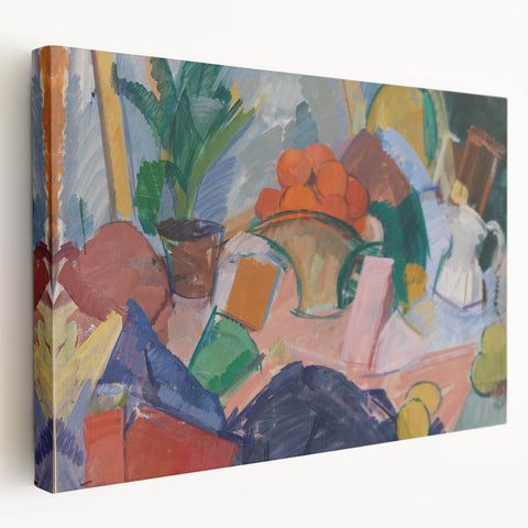 Modern Wall Art of Abstract Still Life with Oranges - Contemporary Style