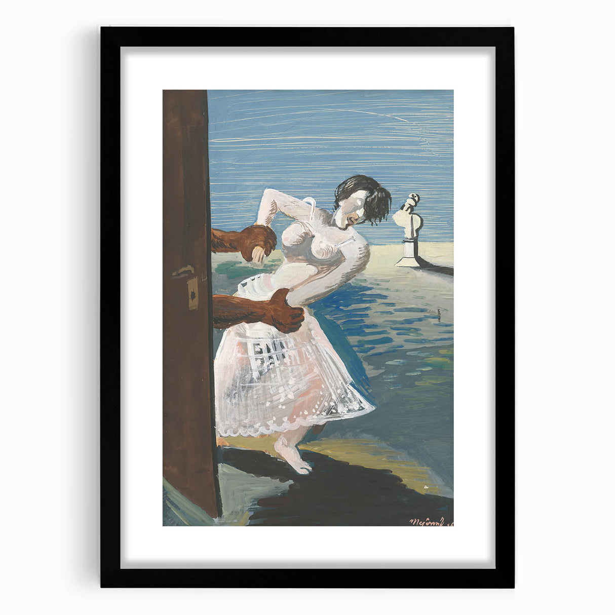 Modern Wall Art - Embrace by Cyprián Majerník in Surrealist Style