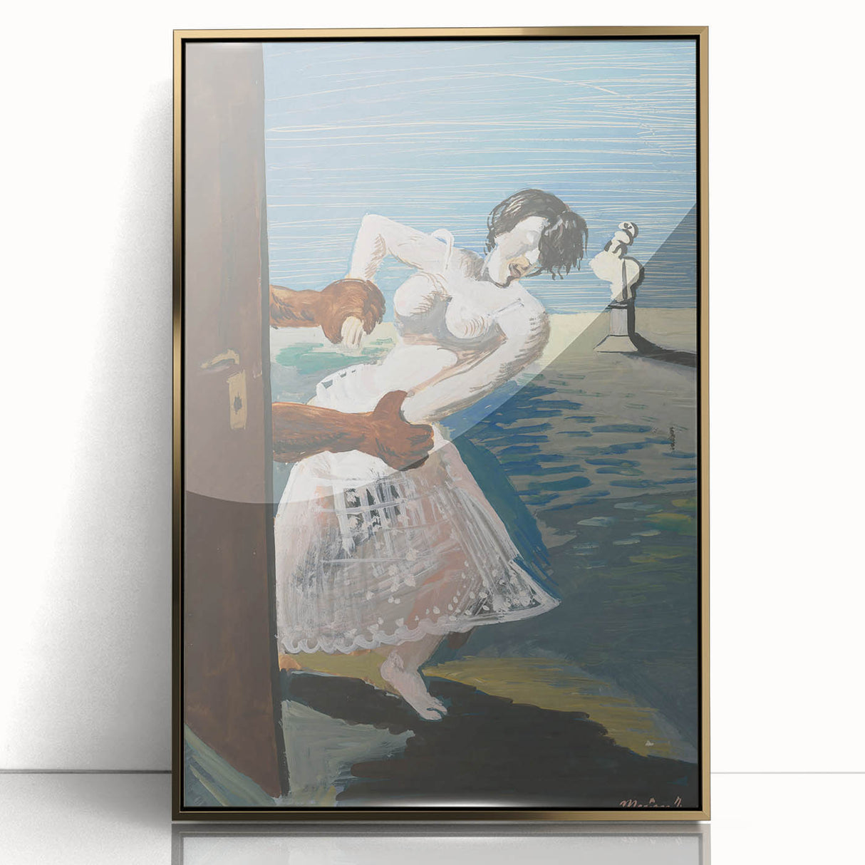 Modern Wall Art - Embrace by Cyprián Majerník in Surrealist Style