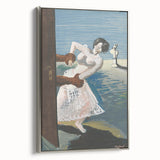 Modern Wall Art - Embrace by Cyprián Majerník in Surrealist Style