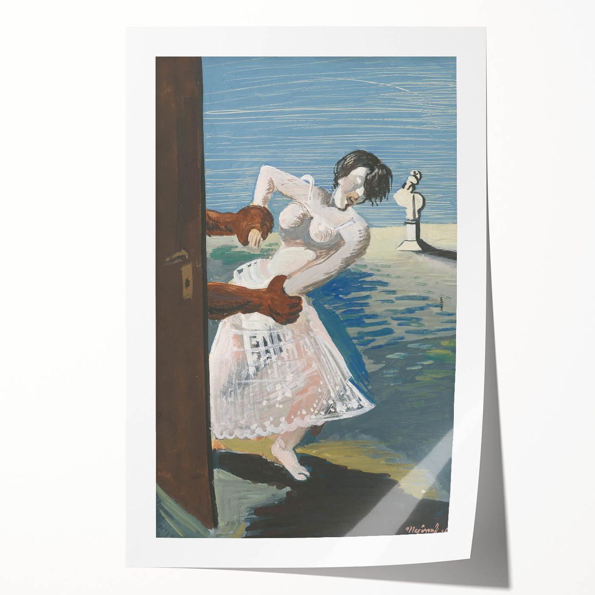 Modern Wall Art - Embrace by Cyprián Majerník in Surrealist Style