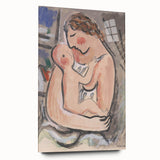 Modern Wall Art - Mother with a Child by Mikuláš Galanda