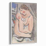 Modern Wall Art - Mother with a Child by Mikuláš Galanda