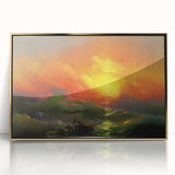 Famous Romantic Era Art - The Ninth Wave Seascape Canvas Print