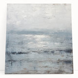 Abstract landscape wall art on stretched canvas, showcasing vibrant colors and fluid shapes, perfect for modern home decor and artistic inspiration.