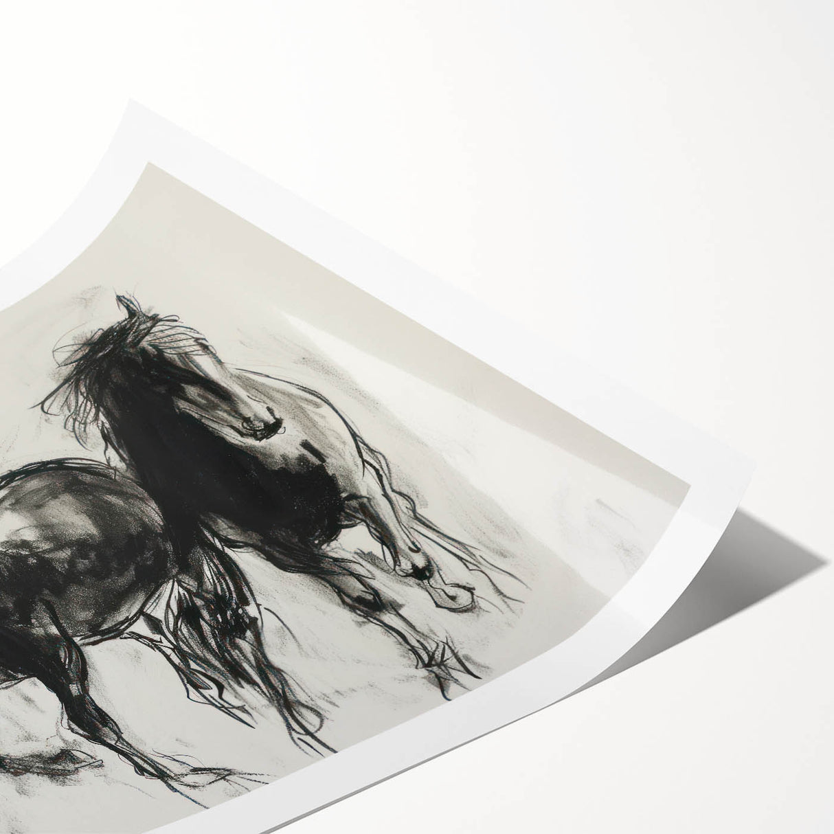 Rolled canvas print showcasing a vibrant animal design, featuring intricate details and rich colors, securely packaged in a protective cardboard tube for safe delivery.