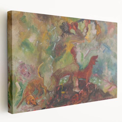 Abstract Expressionism - Hunter by Arnold Peter Weisz-Kubínčan