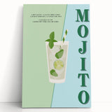 Large black and white stretched canvas depicting various kitchen utensils, ideal for kitchen wall art.