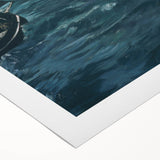 Impressionism Wall Art - Dramatic Naval Scene - Classic Sea Battle Print