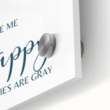 You Make Me Happy Print - Kids Room Art Prints for Nursery