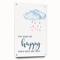 You Make Me Happy Print - Kids Room Art Prints for Nursery