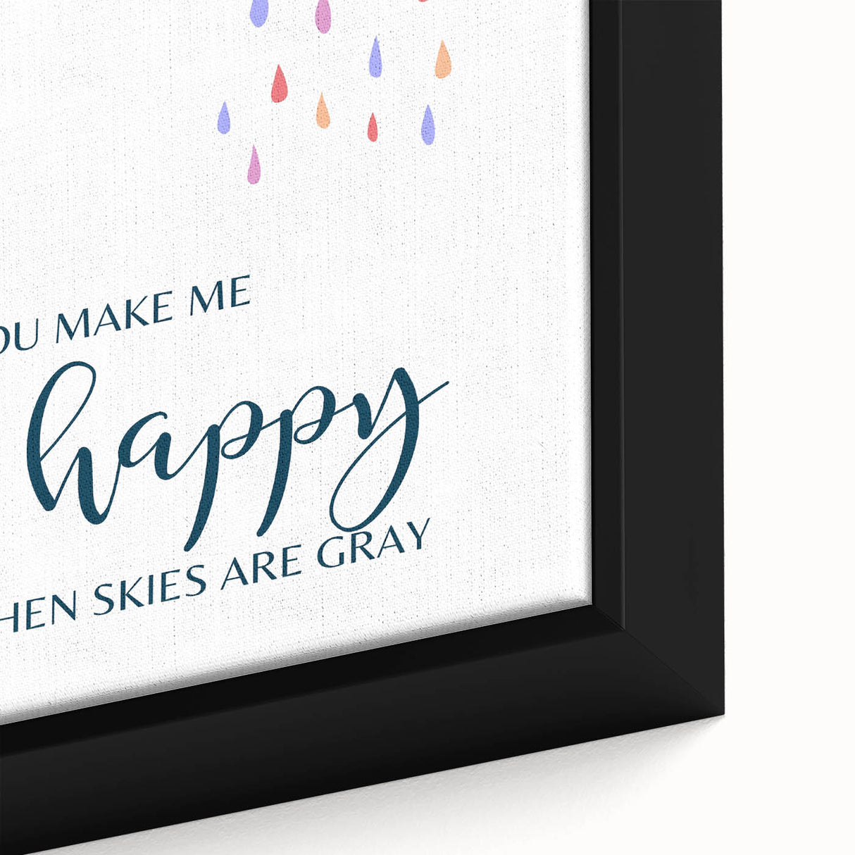 You Make Me Happy Print - Kids Room Art Prints for Nursery