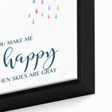 You Make Me Happy Print - Kids Room Art Prints for Nursery