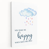 You Make Me Happy Print - Kids Room Art Prints for Nursery