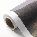 Landscape rolled canvas showcasing vibrant canyons with rich earthy tones, expertly designed for wall decor, packaged securely in a protective cardboard tube. Perfect for adding natural beauty to any space.