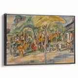 Southern Landscape Modern Wall Art - Vibrant Contemporary Decor Piece