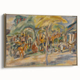 Southern Landscape Modern Wall Art - Vibrant Contemporary Decor Piece