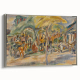 Southern Landscape Modern Wall Art - Vibrant Contemporary Decor Piece