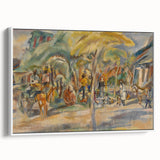 Southern Landscape Modern Wall Art - Vibrant Contemporary Decor Piece