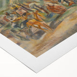 Southern Landscape Modern Wall Art - Vibrant Contemporary Decor Piece