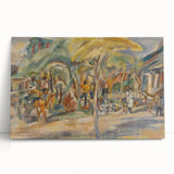 Southern Landscape Modern Wall Art - Vibrant Contemporary Decor Piece