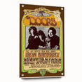 The Doors 1967 Berkeley Concert Poster - Vintage Rock Music Art