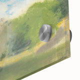 View at Oaklands Realism Art Print - Tranquil Landscape Canvas Decor