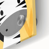 Boys Wall Art Prints - Be Kind Zebra Kids Room Art Decor