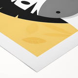 Boys Wall Art Prints - Be Kind Zebra Kids Room Art Decor