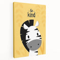 Boys Wall Art Prints - Be Kind Zebra Kids Room Art Decor