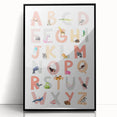 ABC Alphabet Kids Educational Wall Art - Learning Poster for Classrooms