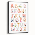 ABC Alphabet Kids Educational Wall Art - Learning Poster for Classrooms