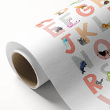 ABC Alphabet Kids Educational Wall Art - Learning Poster for Classrooms