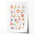 ABC Alphabet Kids Educational Wall Art - Learning Poster for Classrooms