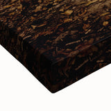 Large art depicting a black and white landscape painting on stretched canvas, ideal for bedroom wall decor.