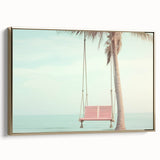 Framed canvas depicting a vintage-style landscape in muted gold and black tones, suitable for bedroom wall art.